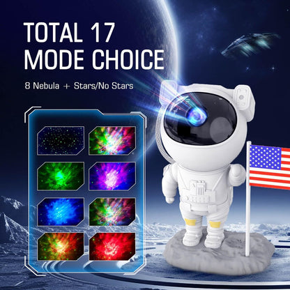 Astronaut Starry Galaxy LED Projector